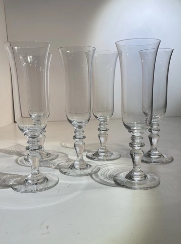 Baccarat cristal flûtes à - 6,
