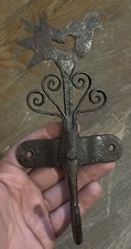 Rare Wrought Iron Oil Lamp Holder 17th Century Folk Art High Epoch Rare