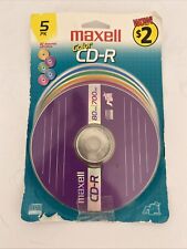 MAXELL CD-R COLOR  5-PACK  80 MIN 700MB   DATA-MUSIC-PHOTOS                  