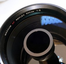 Minolta AF Reflex 500mm f/8 for Sony Minolta A Mirror Telephoto lens - near mint