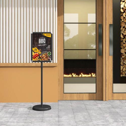 Porte affiches sur - porte-affiches,