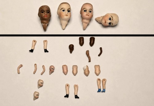 Lot têtes et - têtes,