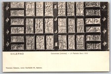 Italian Postcard Salerno Cathedral Antependium Sec XIII 1901-1907 NP VGC