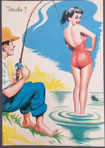 Carte postale humoristique - postale,