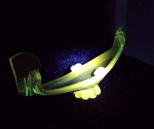 Vintage Venice Murano Gondola Ashtray Pot Deco Manganese Glass 