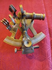 Ancien Sextant Stanley laiton