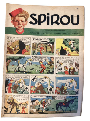 Ancienne revue spirou vintage - ancienne,
