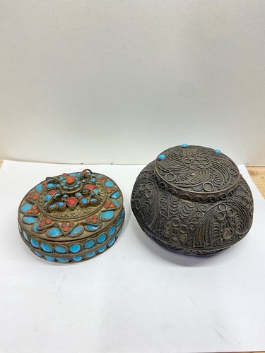 Lot boites bijoux en - 2,