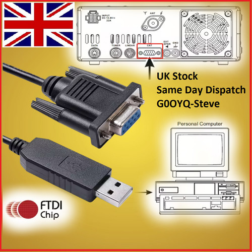 Câble cat usb ftdi yaesu - usb,