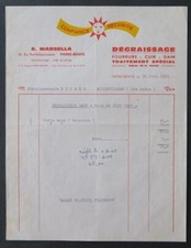 1965 PIERRE BENITE MARSELLA CONFIDENCE SAFETY DEGREASING invoice illustrated 53