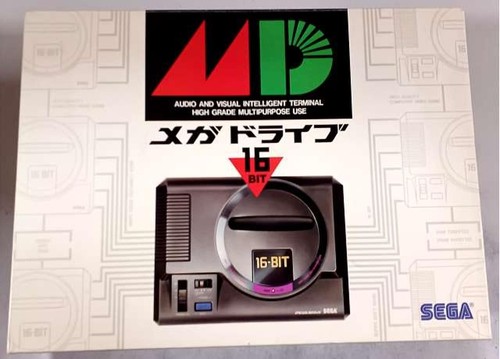 Sega mega drive with - drive, used