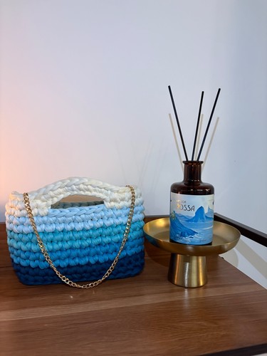 Sac crochet fait main - crochet,