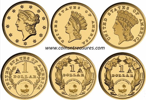 Lot pièces or dollar - pièces,