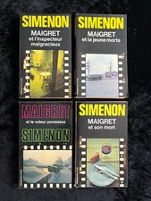 ¤ Lot 4 romans policiers - MAIGRET - Georges SIMENON - Presses de la Cité
