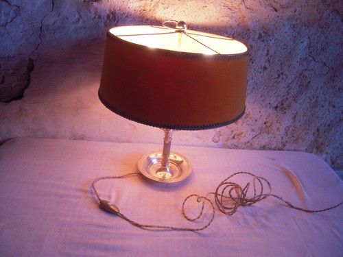 Ancienne lampe bouillotte - lampe,