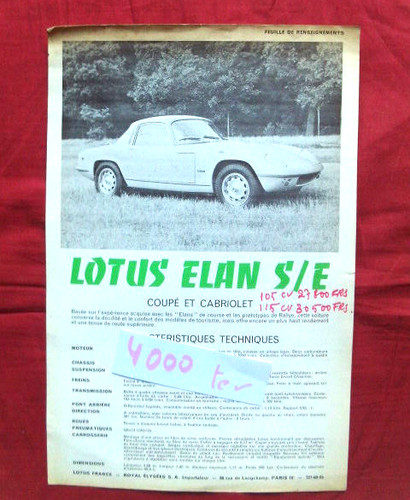 4000 ter lotus elan - ter, s