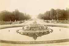 France, Parc de Versailles, Le Basin de Latone et le Carpet Vert Vintage albumen