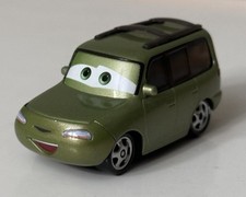 DISNEY PIXAR CARS Swift Alternetter Green Minivan Loose Rare Diecast Mattel