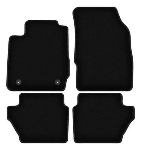 Tapis sol velours noir - de,