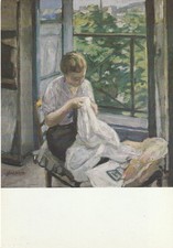 CPSM ALBERT ANDRE LA BRODEUSE