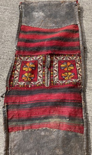 Ancien tapis selle 120x45cm - ancien,