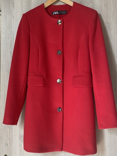 Zara veste femme rouge uni