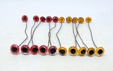 Lot 10 paires yeux en sulfure