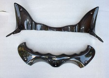 CONTOUR DE COMPTEUR SUZUKI GSXR 1300 HAYABUSA DE 2008 A 2016 CARBONE BRILLANT