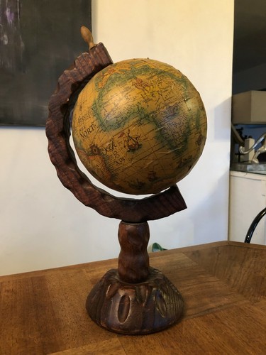 Petit globe terrestre vintage - globe,