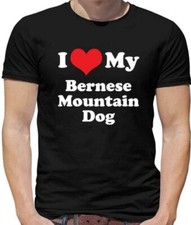 I Love My Bouvier Bernois T-Shirt - Chiot - Chiens - Canin - Animal - Animaux