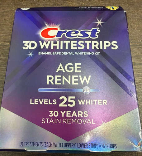 Crest whitestrips age renew - 3d,