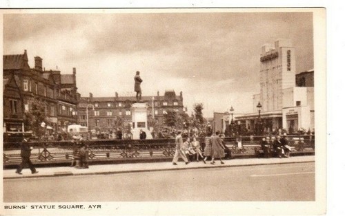 Ayr burns statue square b - statue,