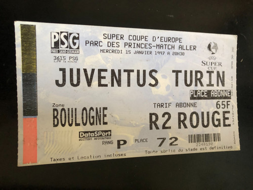Rare ticket psg juventus - /,