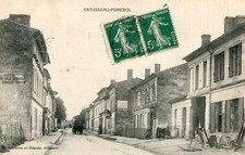 POMEROL Catusseau Blacksmith's Workshop with Street Tools Pub Chocolate Menier