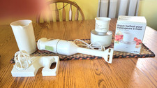 Braun Type 4166 Hand Blender-Mixer-Chopper W/Attachments  - Tested, Works