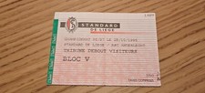 1996 Liege Standard Ticket vs