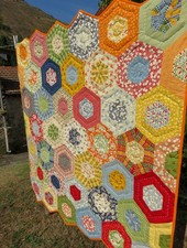 PATCHWORK couvre-lit  FAIT