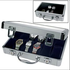 Mallette alu velours bleu pour