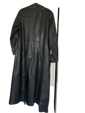 Manteau long en CUIR