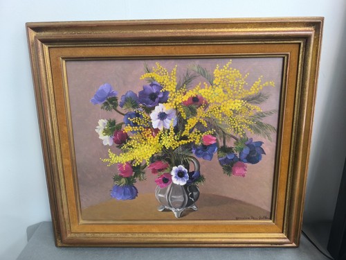 Tableau peinture huile - , sur