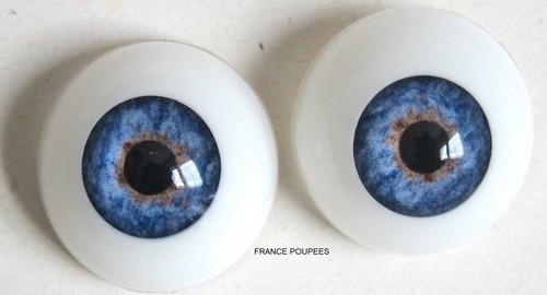 Yeux 12mm demi rond - yeux,