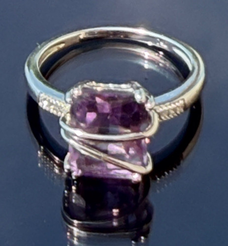 Bague blanc 750 - blanc, serti