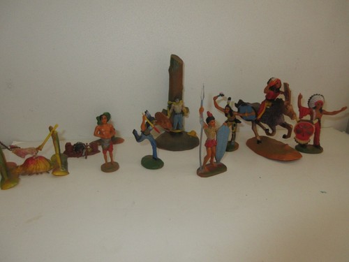Lot figurines indiens - lot, 10