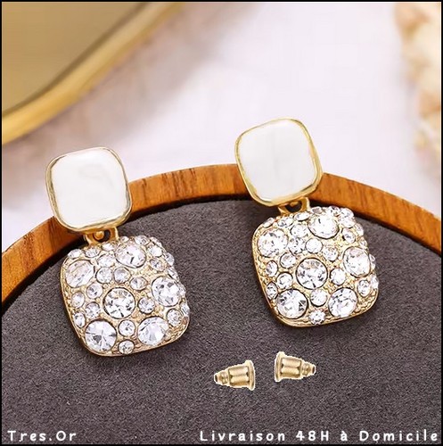 Boucles oreille zircons - boucles, d'oreille