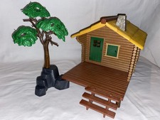 Playmobil Wild Life Cabane Des Pêcheurs Du 5039 Rocher Arbre