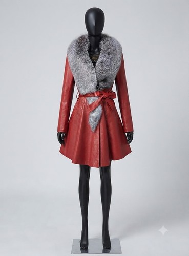 Superbe manteau court - court, en