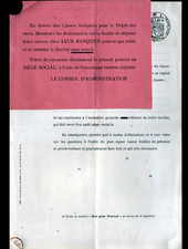 PARIS (IX°) TIRES BICYCLE MOTORCYCLE AUTOMOBILE "HUTCHINSON" TITLE SERVICE 1910-20