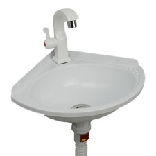 Lavabo d'angle mural avec