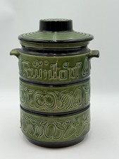 Vintage West Germany Ceramic RUMTOPF 825-32.   12.5” Tall