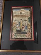 peinture sur soie indienne